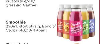 Meny Smoothie tilbud