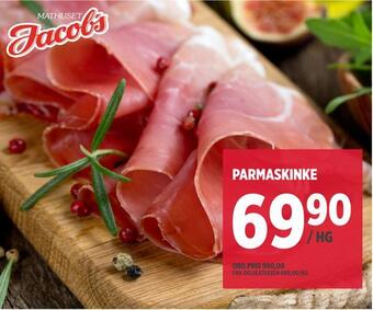 Jacobs Parmaskinke tilbud