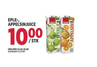 Jacobs Eple-, appelsinjuice tilbud