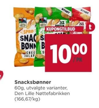 Meny Den lille nøttefabrikken nøtter tilbud