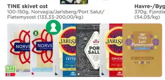 Meny Norvegia skiveost tilbud