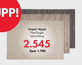 Fagmøbler Jasper teppe tilbud