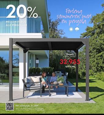 Fagmøbler Pergola tilbud