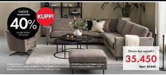 Fagmøbler Choice dyp oppsett tilbud