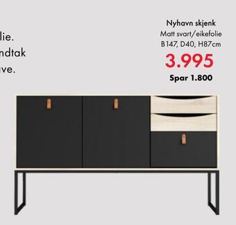 Fagmøbler Nyhavn skjenk tilbud