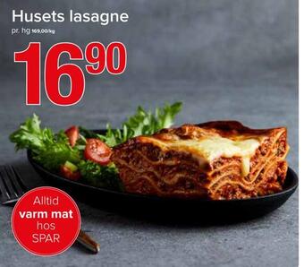 Spar Husets lasagne tilbud