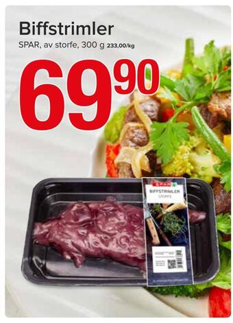 Spar Biffstrimler tilbud