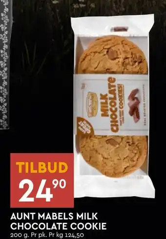 Coop Mega Aunt mabels milk chocolate cookie tilbud