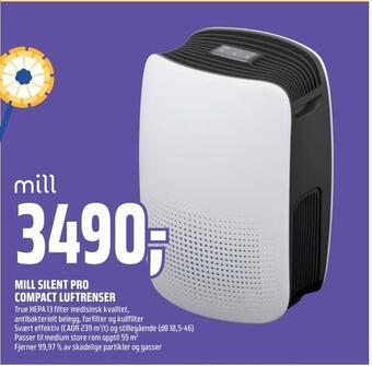 Coop Obs Mill silent pro compact luftrenser tilbud