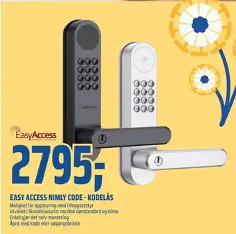 Coop Obs Easy access nimly code - kodelås tilbud