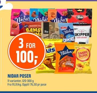 Coop Obs Nidar poser tilbud