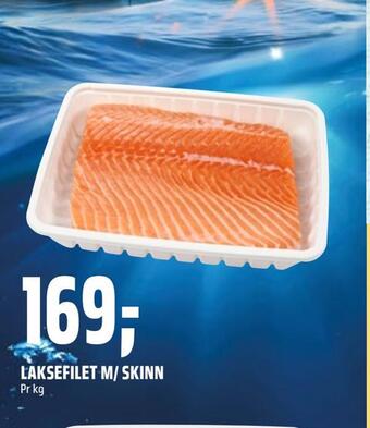 Coop Obs Laksefilet m/ skinn tilbud