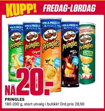 Europris Pringles tilbud