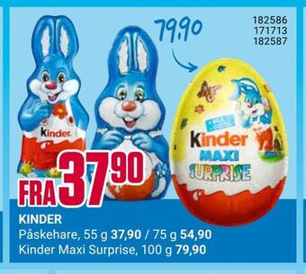 Europris Kinder tilbud