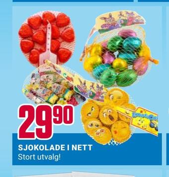 Europris Sjokolade i nett tilbud