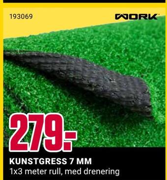 Europris Kunstgress 7 mm tilbud