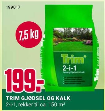 Europris Trim gjødsel og kalk tilbud