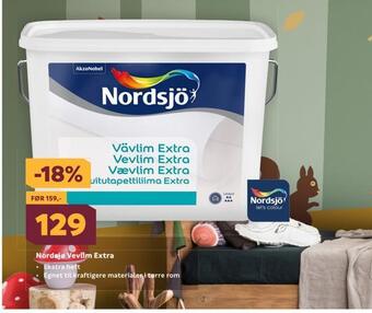 Megaflis Nordsjø vevlim extra tilbud
