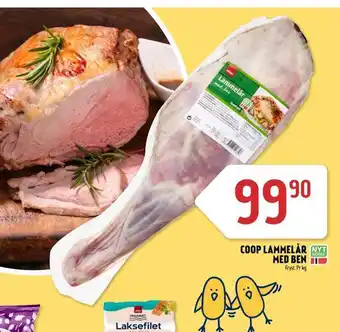 Coop Prix Coop lammelår med ben tilbud