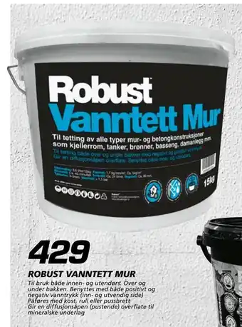 Coop Byggmix Robust vanntett mur tilbud