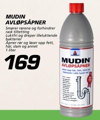 Coop Byggmix Mudin avløpsåpner tilbud