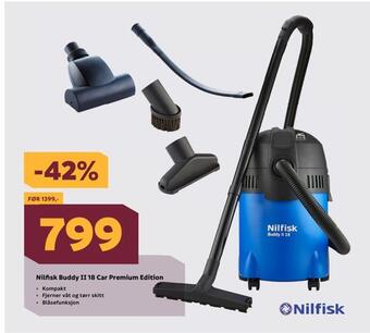 Megaflis Nilfisk buddy ii 18 car premium edition tilbud