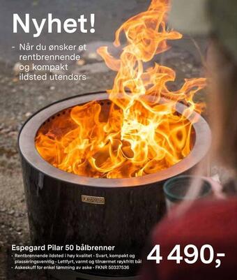 Felleskjøpet Espegard pilar 50 bålbrenner tilbud