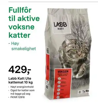 Felleskjøpet Labb katt ute kattemat 10 kg tilbud