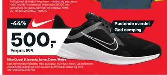 XXL Sport Nike quest 5, løpesko herre, dame/herre tilbud