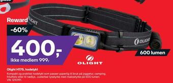 XXL Sport Olight h17s, hodelykt tilbud
