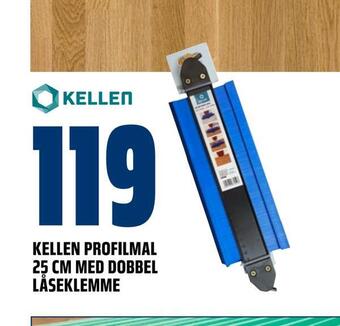 Obs Bygg Kellen profilmal 25 cm med dobbel låseklemme tilbud