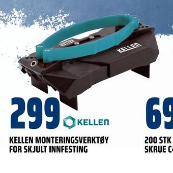 Obs Bygg Kellen monteringsverktøy for skjult innfesting tilbud
