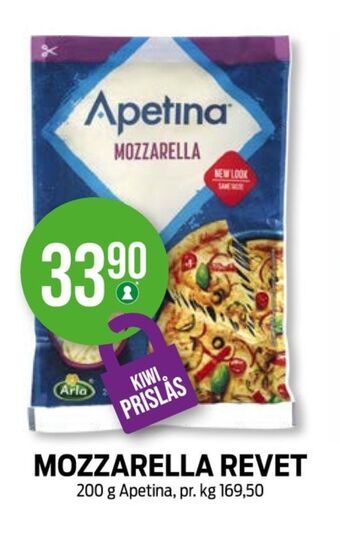 Kiwi Apetina revet ost tilbud