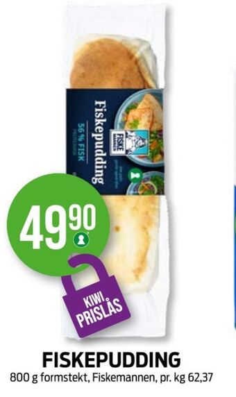 Kiwi Fiskemannen fiskepudding tilbud