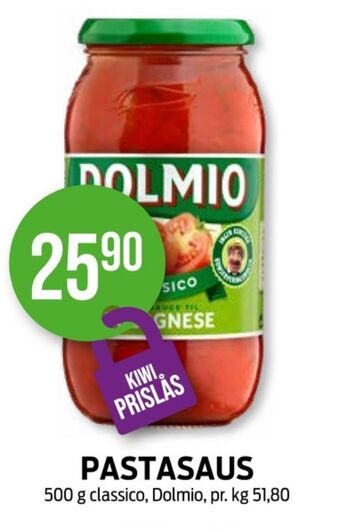 Kiwi Dolmio saus tilbud