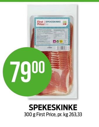 Kiwi First price spekeskinke tilbud