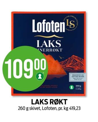Kiwi Lofoten laks tilbud