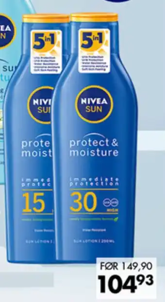 Sparkjøp Nivea solkrem tilbud