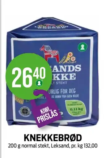 Kiwi Leksands knekkebrød tilbud