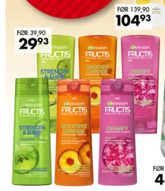 Sparkjøp Fructis shampoo tilbud