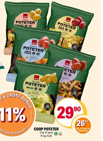 Coop Extra Coop Poteter tilbud