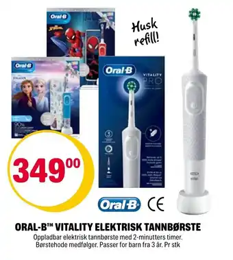 Oral-B Vitality Elektrisk Tannbørste