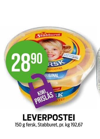 Kiwi Leverpostei tilbud