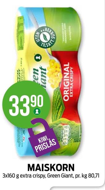 Kiwi Maiskorn tilbud