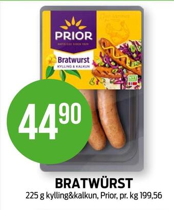 Kiwi Bratwürst tilbud