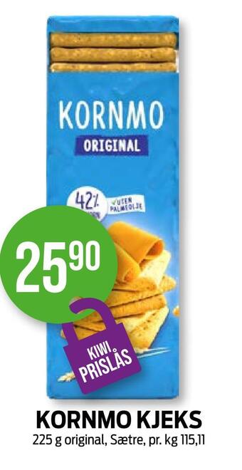 Kiwi Kornmo kjeks tilbud