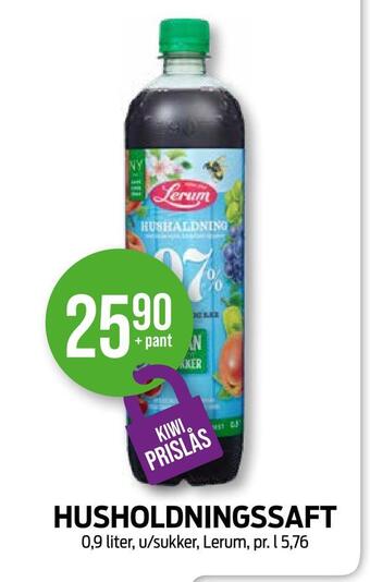 Kiwi Husholdningssaft tilbud