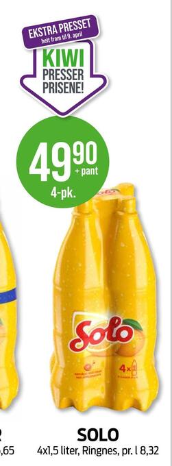 Kiwi Solo tilbud