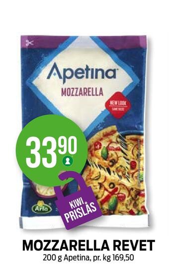 Kiwi Mozzarella revet tilbud