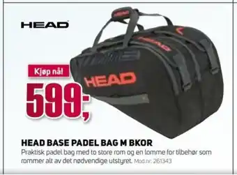 Sport 1 Head Base Padel Bag M Bkor tilbud